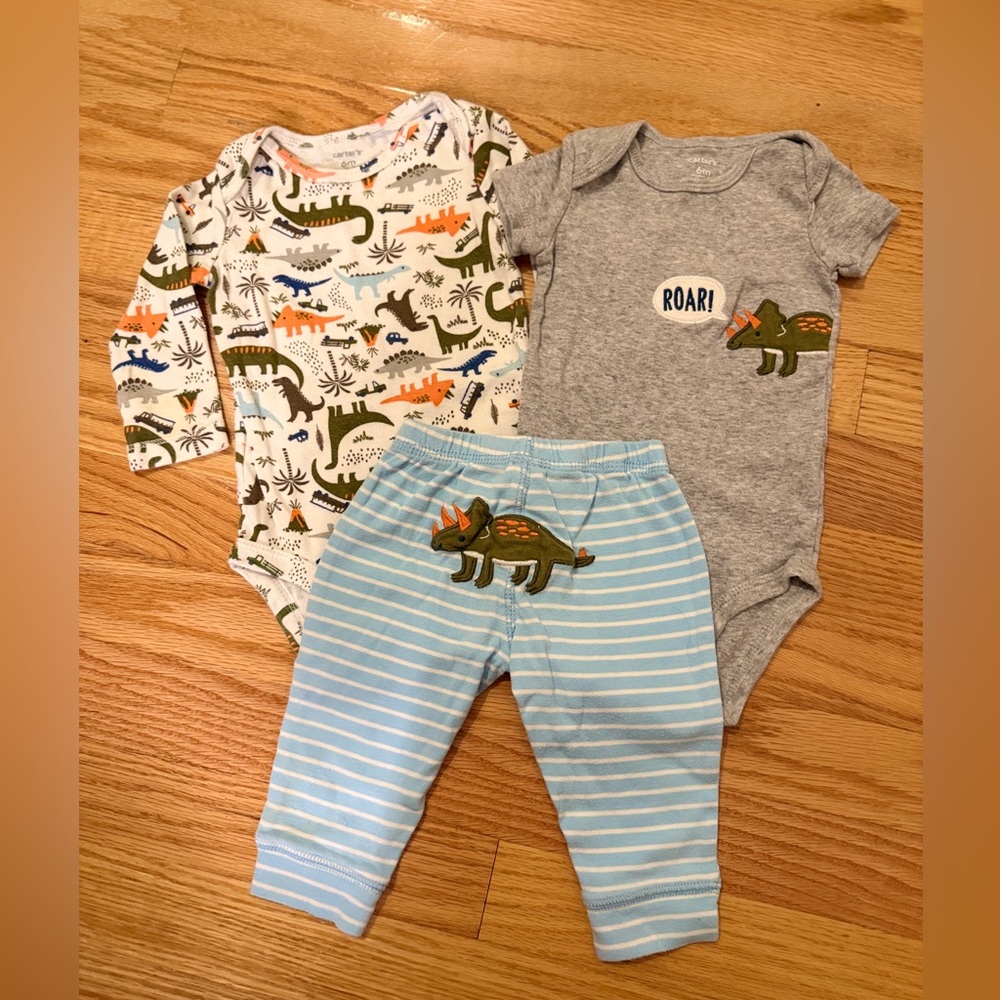 Carter's Dinosaur Print Baby Outfit Set